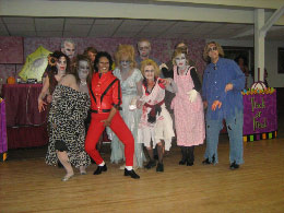 The entire Thriller Zombie Gang