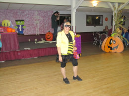 Winner:  Best Overall Costume:  Bumble Bee Sandy Goodman