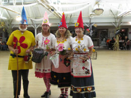 Becky, Debbie, Joannie & Carol - Garden Gnomes - Most Creative Winners!