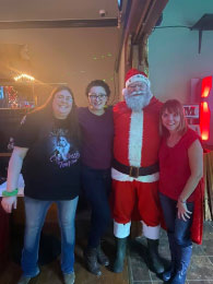 Santa showed up at The Boot tonight!
