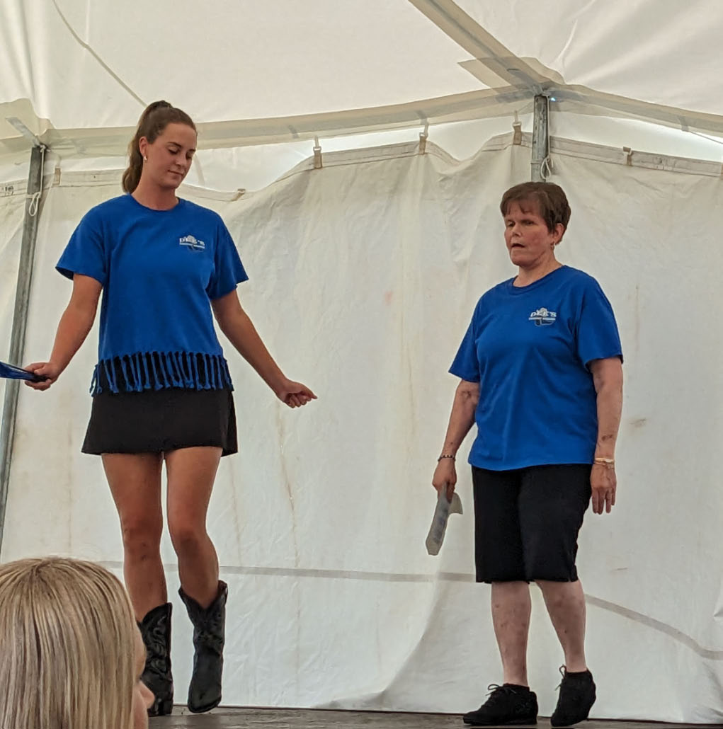 2023 Lake County Fair Performance Udancers Line Dance Lessons