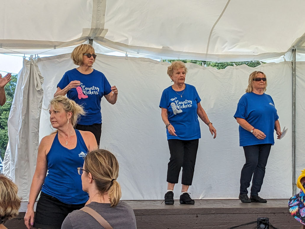 2023 Lake County Fair Performance Udancers Line Dance Lessons