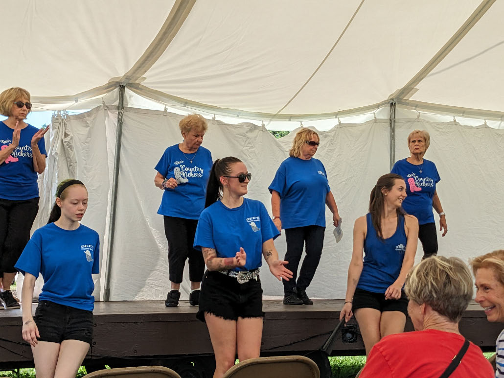 2023 Lake County Fair Performance Udancers Line Dance Lessons