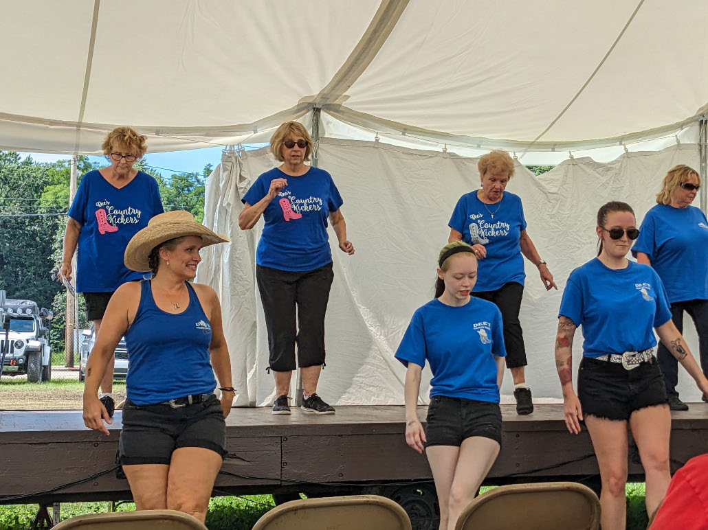 2025 Lake County Fair Performance Udancers Line Dance Lessons