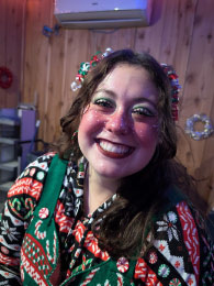 Leah (Love your outfit and WOW the make-up)
